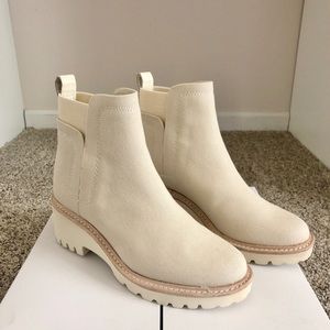 Dolce Vita Huey Sandstone Canvas Bootie